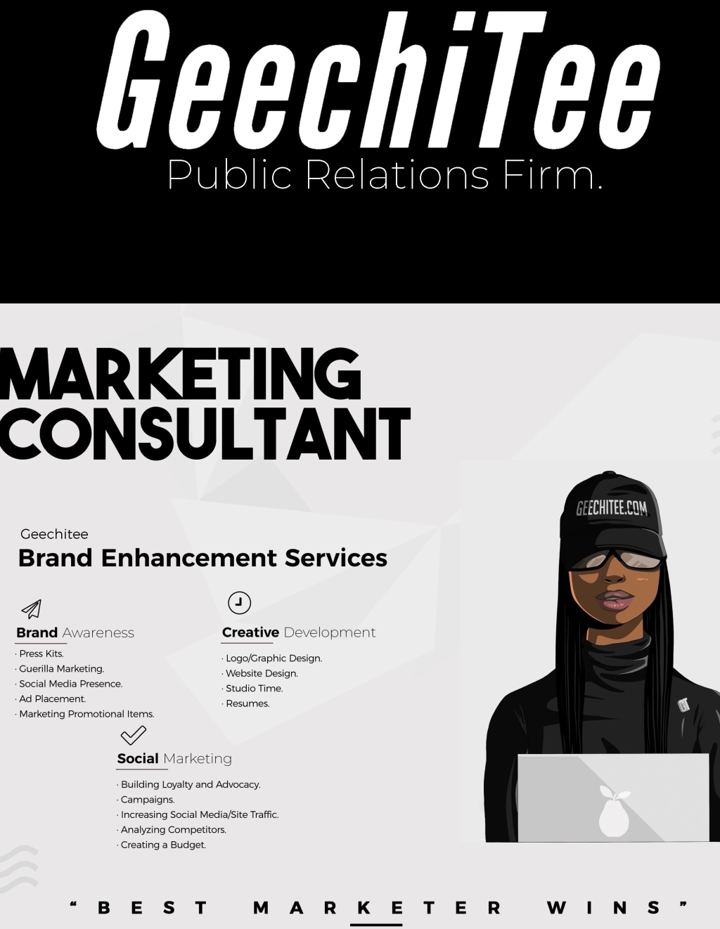 Marketing Consultant & Brand Enhancement Services.